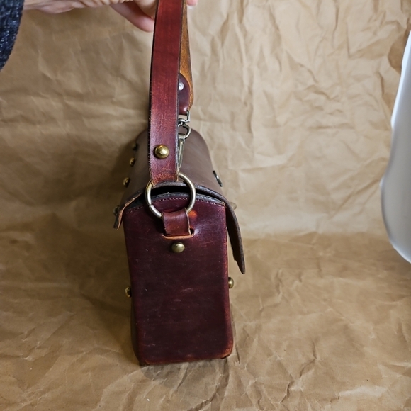 Etienne Aigner Handmade Vintage Turnlock Bag, Purse - Picture 5 of 16